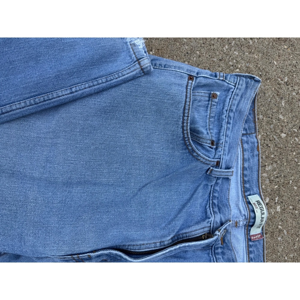 Levi's 505 Regular Fit Men's Jeans Light Wash Size 40x34‎ Made in 08 - Picture 6 of 16